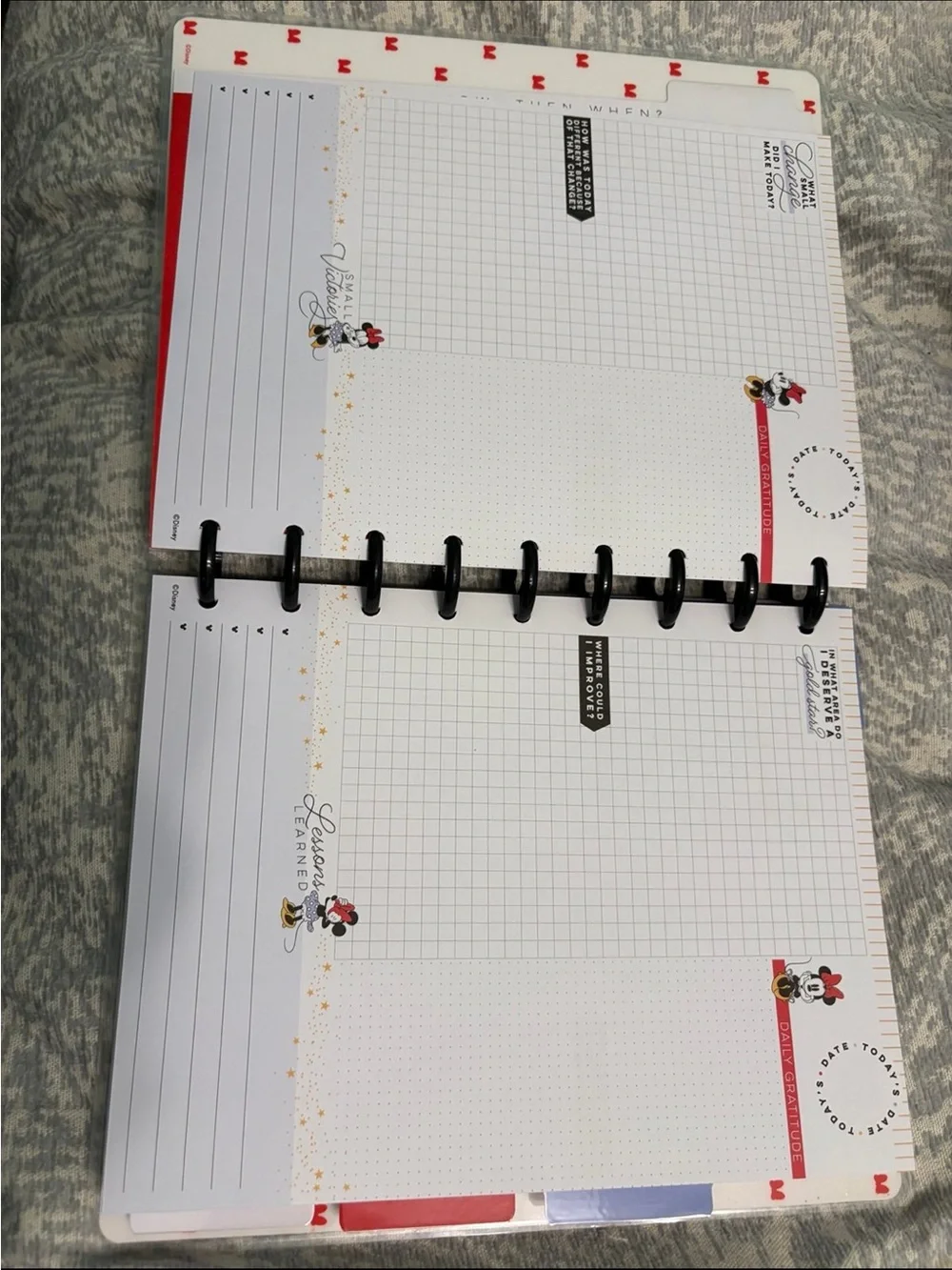 Happy Planner Classic Disney Minnie Mouse Budget Journal Disc